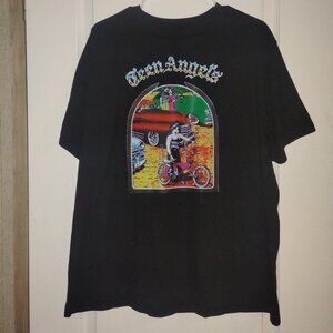Black short sleeve Teen Angel's size 2X T-shirt
